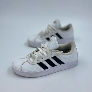 Adidas VL Court 2.0 DB1831 White  Kids Casual Shoes Sneakers Unisex Size 12k
